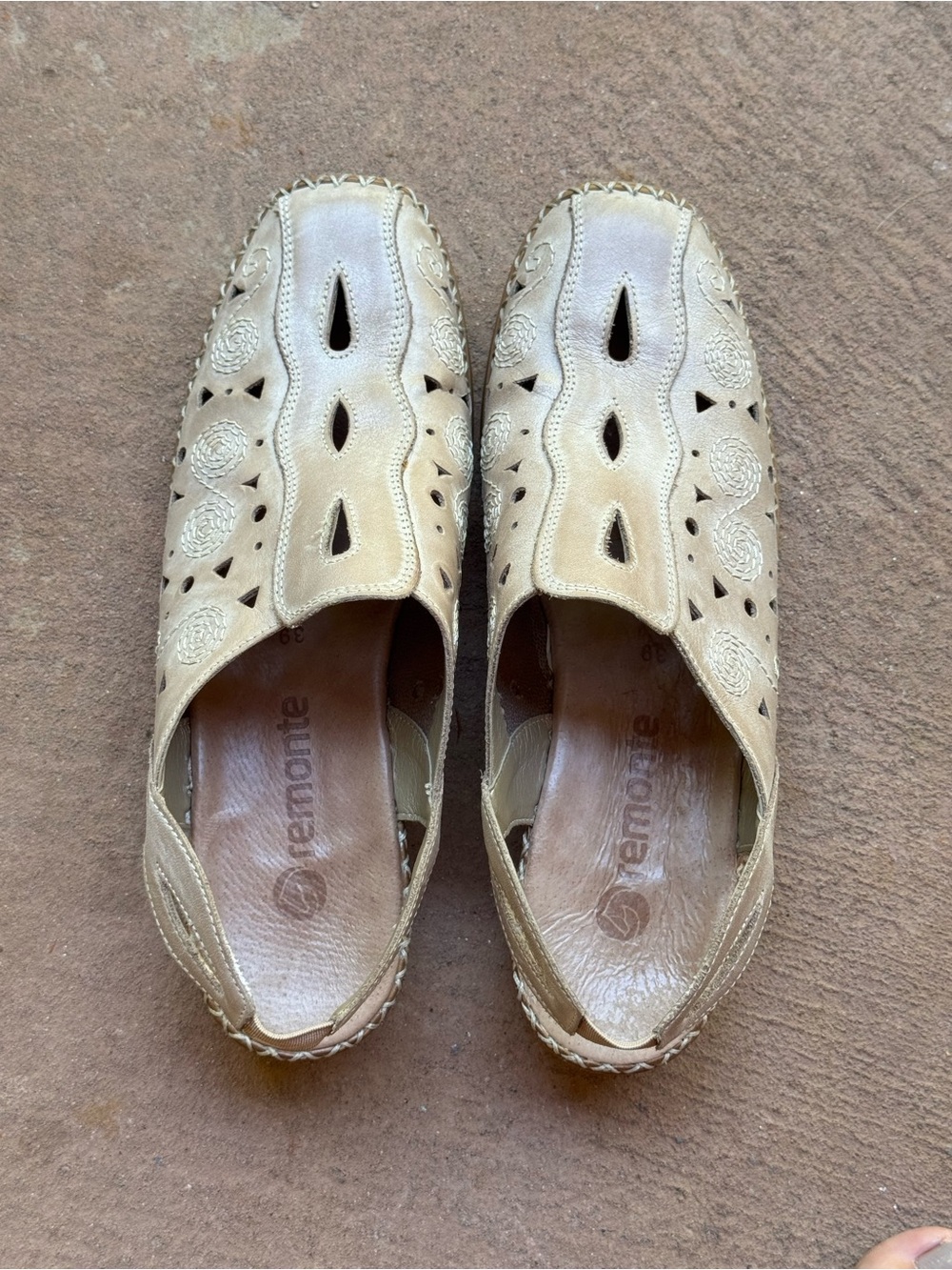 Remonte Leather Slingback Comfort Shoe